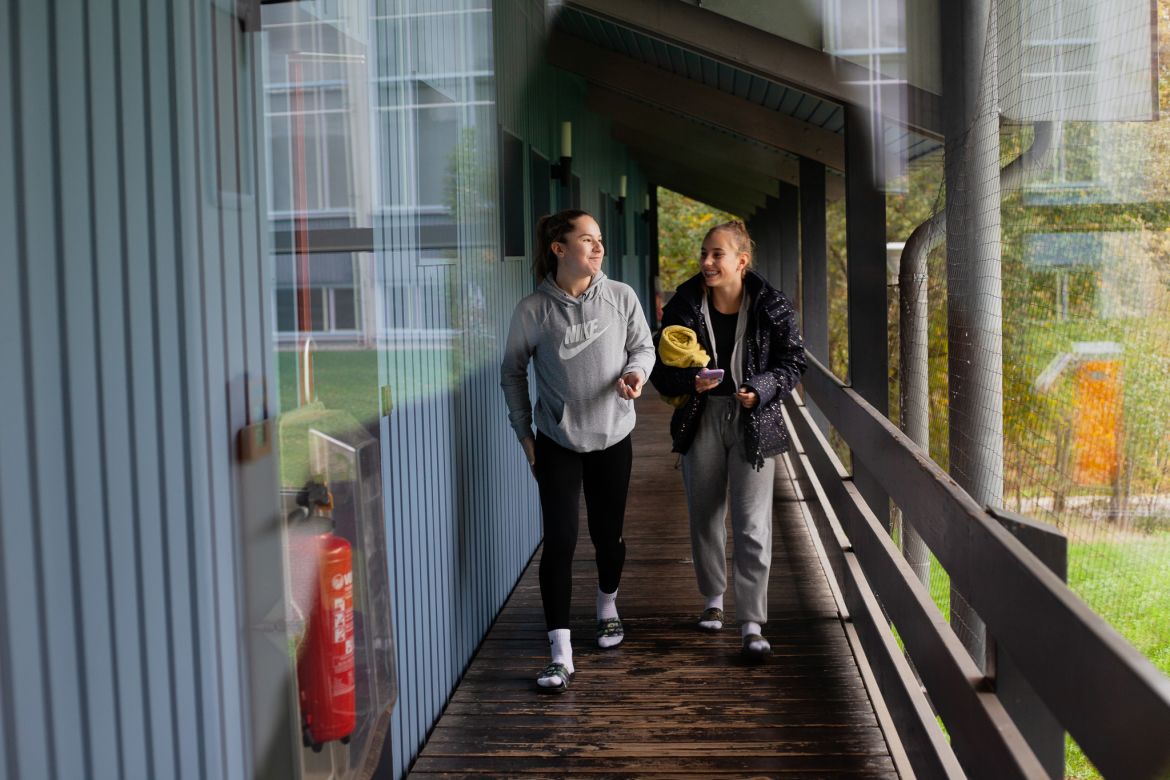 44 - Während eines Lehrgangs an der Hermann-Neuberger-Sportschule